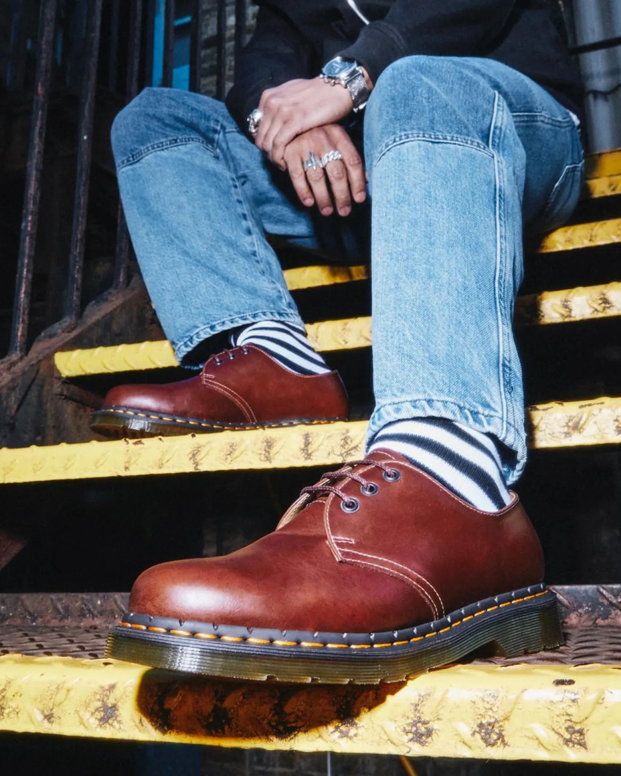 Dr. Martens 1461 Abruzzo Leren Schoenen^MENS Nette Schoenen|Veterschoenen