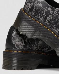Dr. Martens 1461 Animal Clash Leren & Suède Platform Schoenen^MENS Heren Sale|Veterschoenen