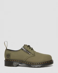 Dr. Martens 1461 Babylon Canvas Leren Schoenen^UNISEX Veterschoenen|Schoenen