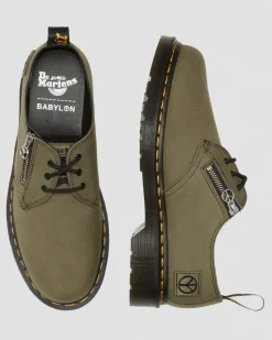 Dr. Martens 1461 Babylon Canvas Leren Schoenen^UNISEX Veterschoenen|Schoenen