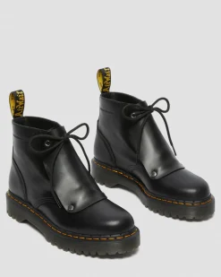 Dr. Martens 101 Bex Lace Cover ankelstøvler i læder^ Heren Sale