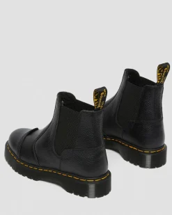 Dr. Martens 2976 Bex Leren Veterlaarzen Met Imitatiebont Voering^GIFTS Platform Laarzen|Enkellaarzen