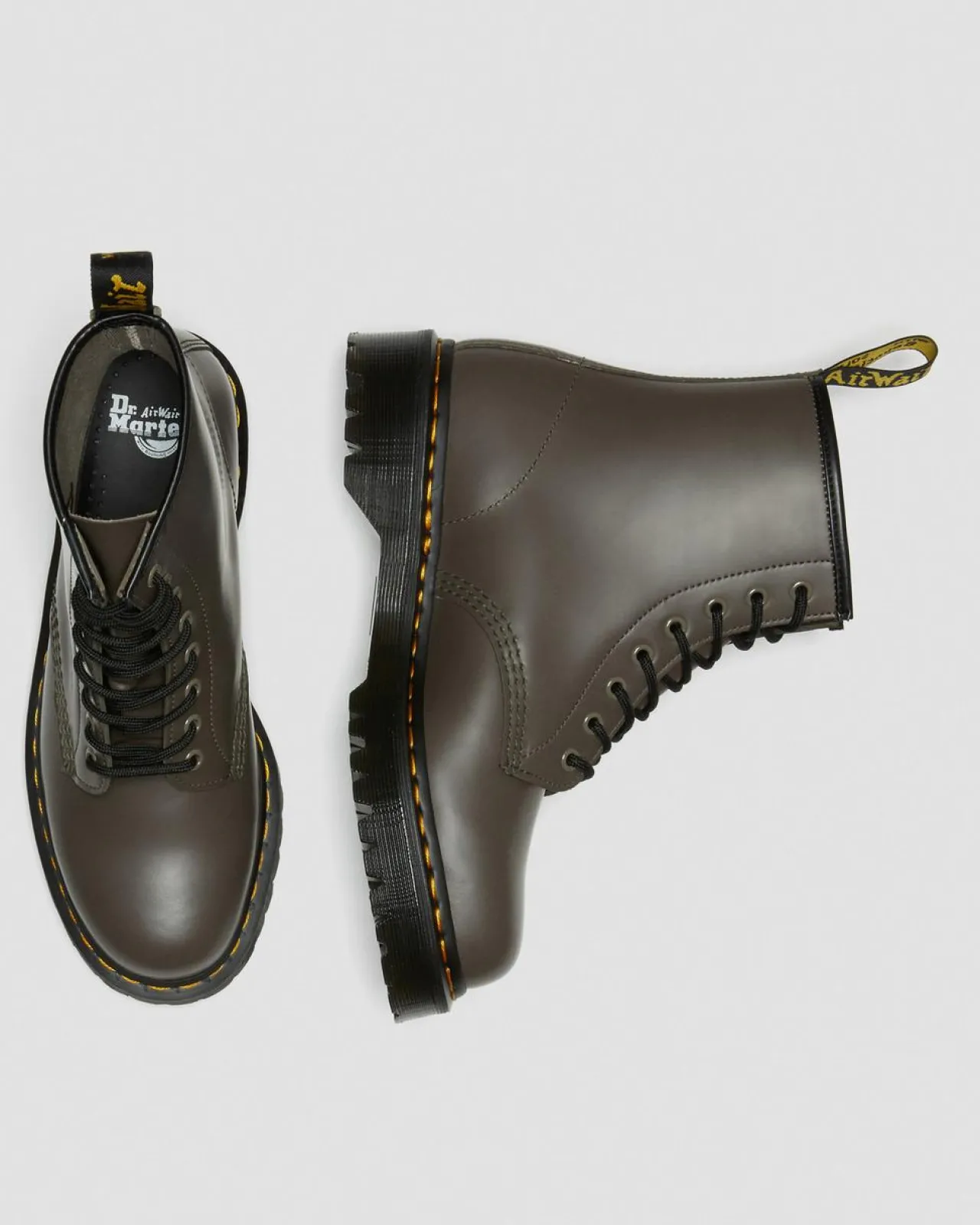 Dr. Martens 1460 Bex Smooth Leren Platformlaarzen^WOMENS Platform Laarzen|Enkellaarzen