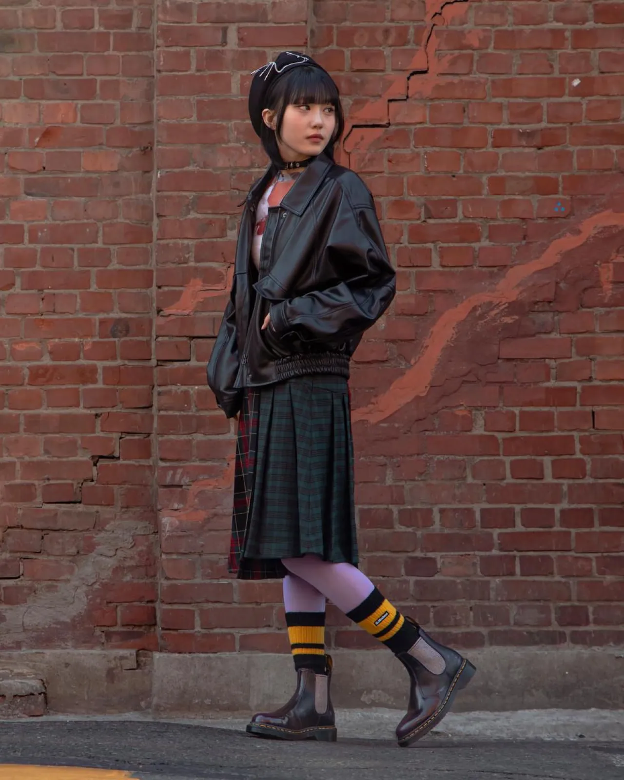 Dr. Martens 2976 BT21 Leren Chelsea Laarzen^WOMENS Enkellaarzen|Chelsea Boots