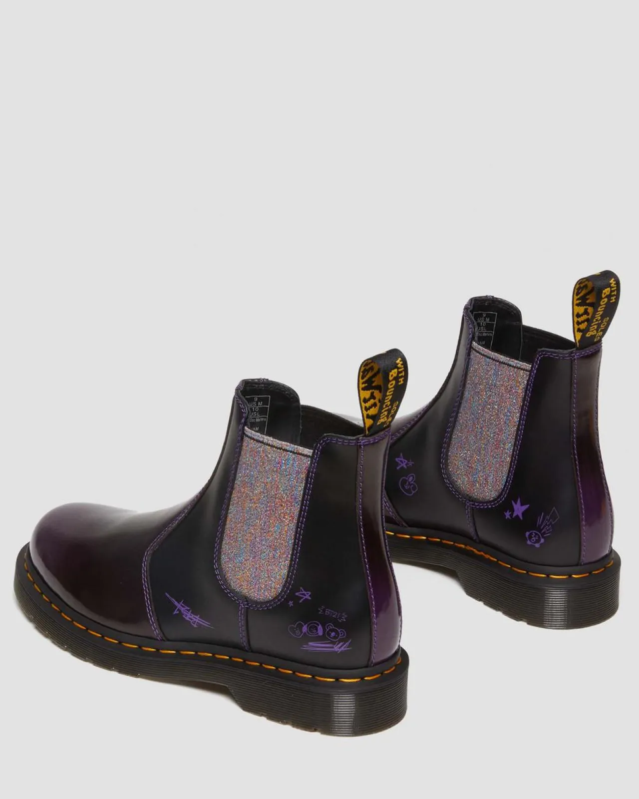Dr. Martens 2976 BT21 Leren Chelsea Laarzen^WOMENS Enkellaarzen|Chelsea Boots