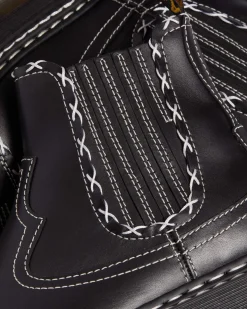 Dr. Martens 2976 Contrasterende Steek Leren Chelsea Laarzen^ Originals|Nieuw Binnen