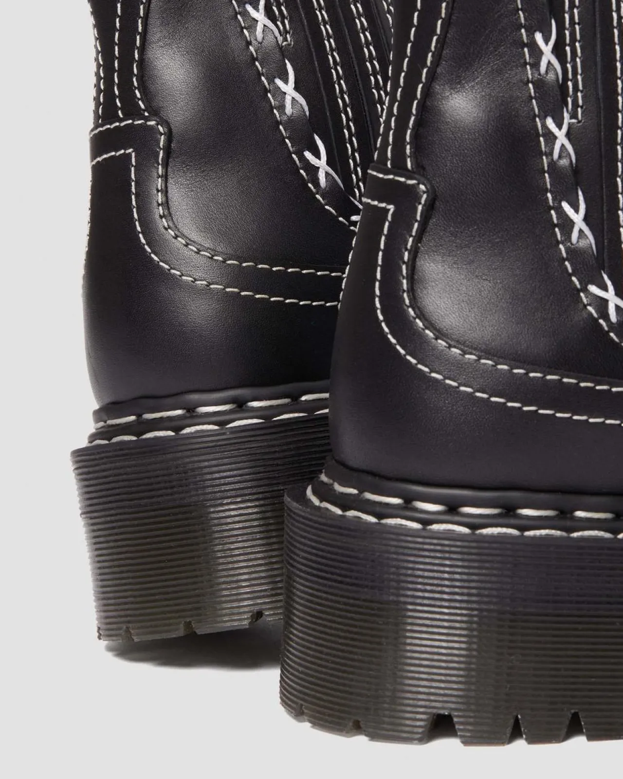 Dr. Martens 2976 Contrasterende Steek Leren Chelsea Laarzen^ Originals|Nieuw Binnen