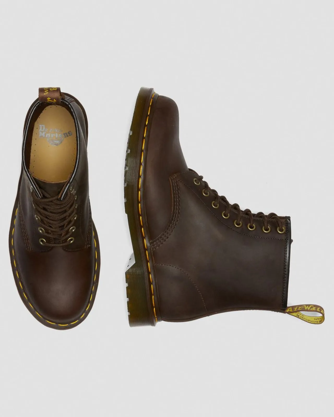 Dr. Martens 1460 Crazy Horse Leren Veterlaarzen^TRENDING-STYLES-UK Enkellaarzen|Winter Stijlen