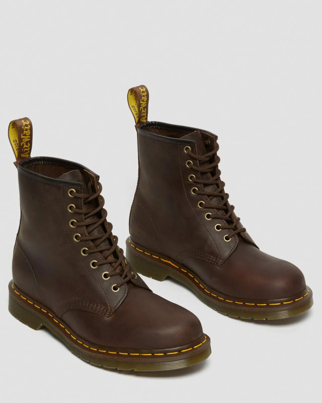 Dr. Martens 1460 Crazy Horse Leren Veterlaarzen^TRENDING-STYLES-UK Enkellaarzen|Winter Stijlen