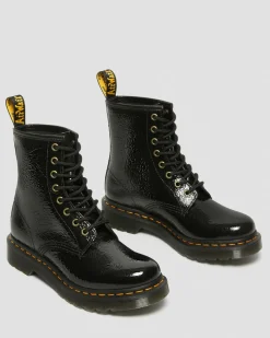 Dr. Martens 1460 Distressed Lakleren Laarzen^WOMENS Veterlaarzen