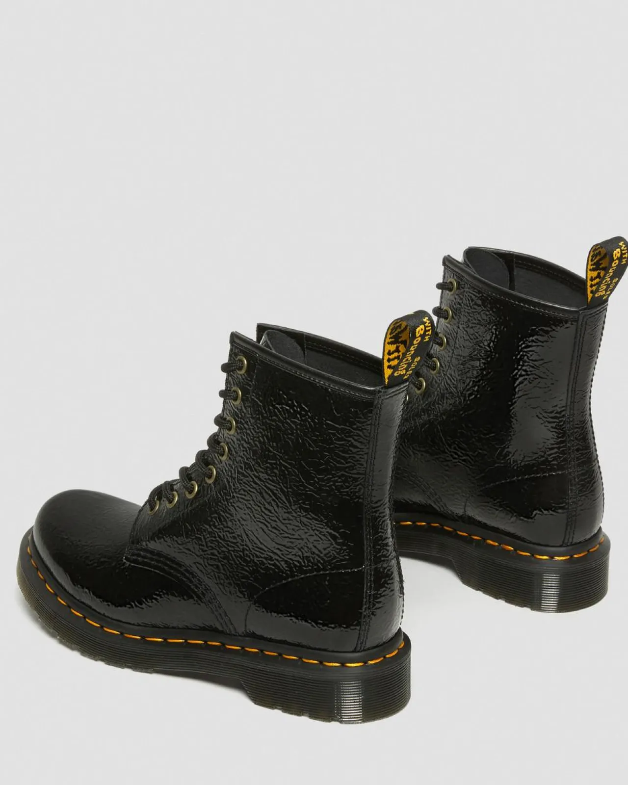 Dr. Martens 1460 Distressed Lakleren Laarzen^WOMENS Veterlaarzen