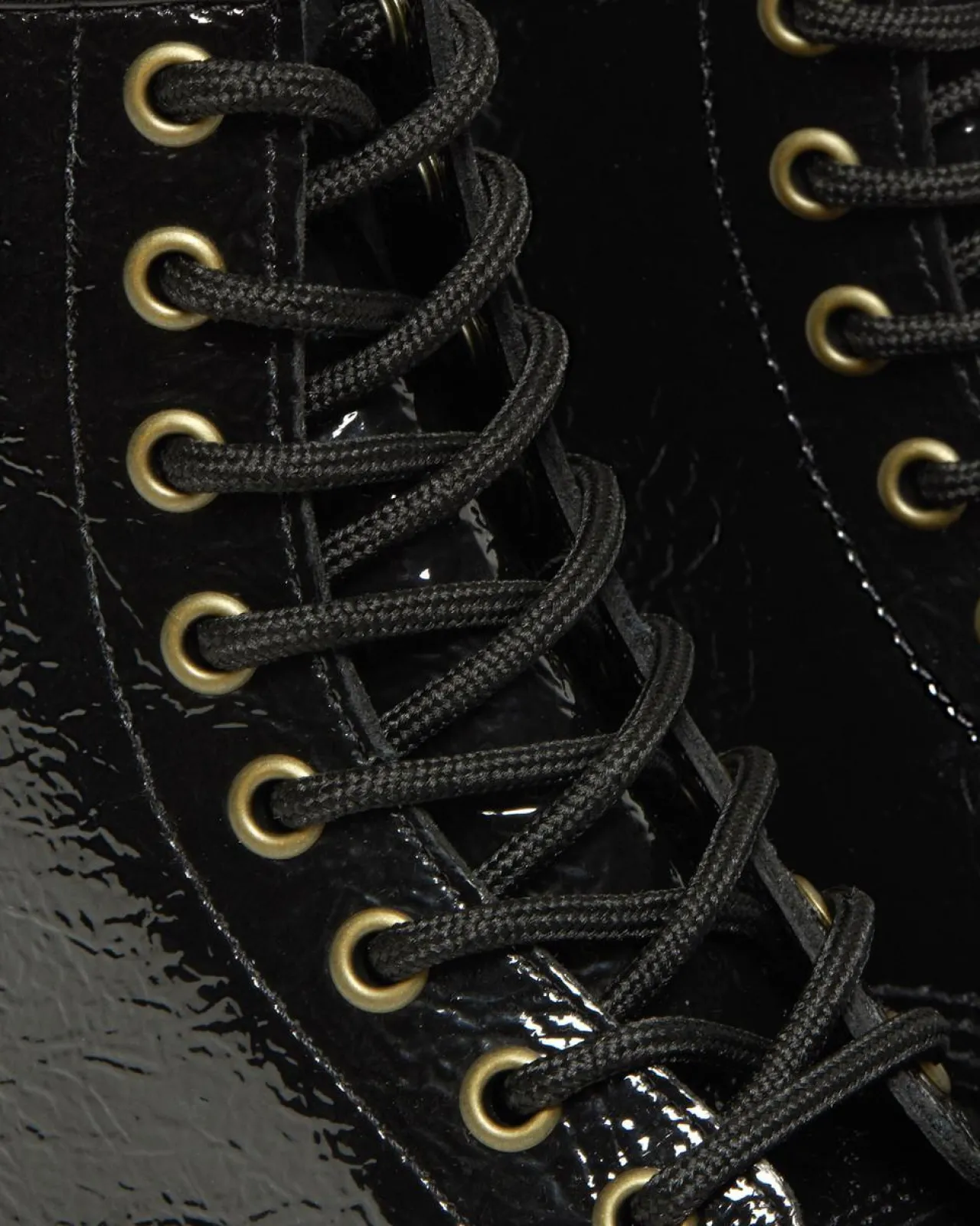 Dr. Martens 1460 Distressed Lakleren Laarzen^WOMENS Veterlaarzen