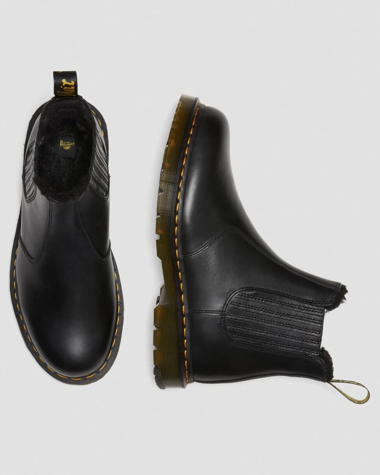 Dr. Martens 2976 DM's Wintergrip Leren Chelsea Laarzen^MENS Enkellaarzen|Winter Stijlen