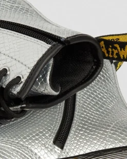 Dr. Martens 1460 Enkellaarzen met Reptiel Reliëf Voor Kinderen^UNISEX Sale Voor Kinderen|Laarzen