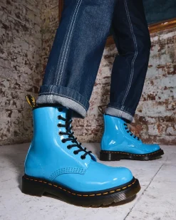 Dr. Martens 1460 Lakleren Veterlaarzen^WOMENS Veterlaarzen