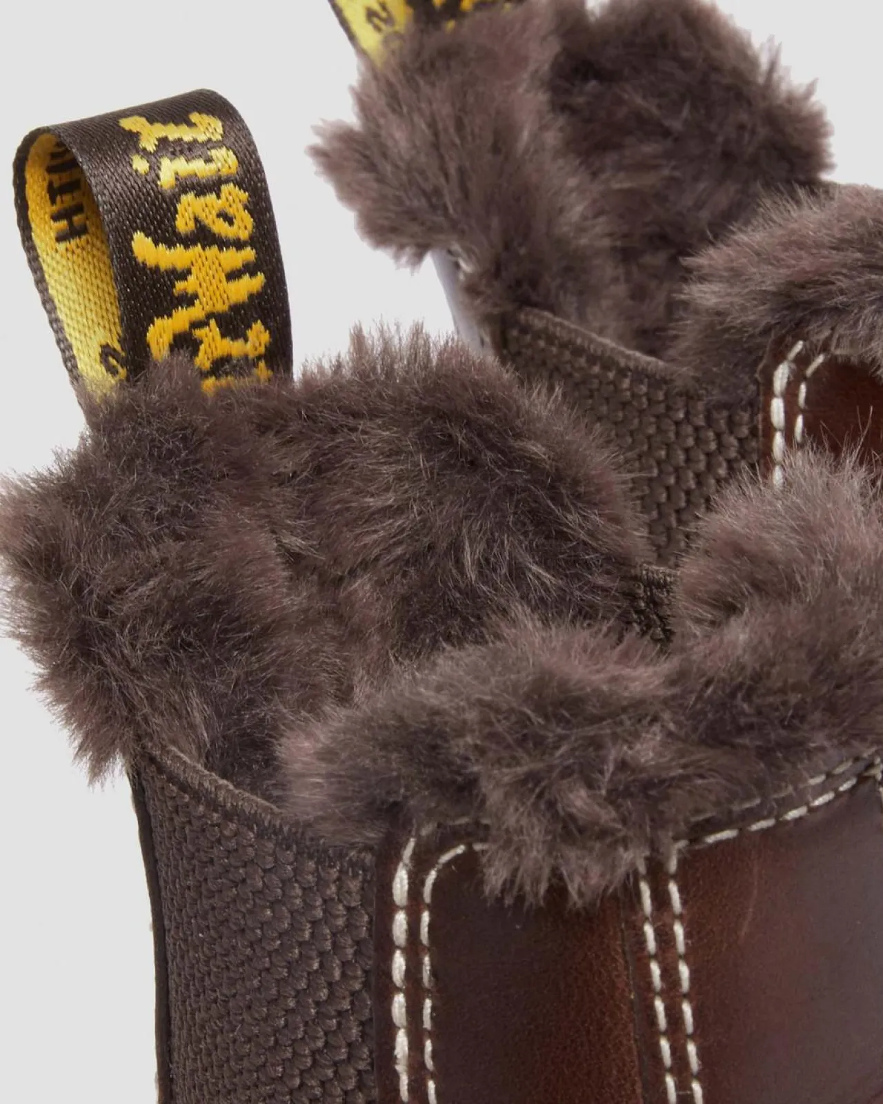 Dr. Martens 2976 Leonore Imitatiebont Gevoerde Chelsea Boots^UNISEX Enkellaarzen|Chelsea Boots