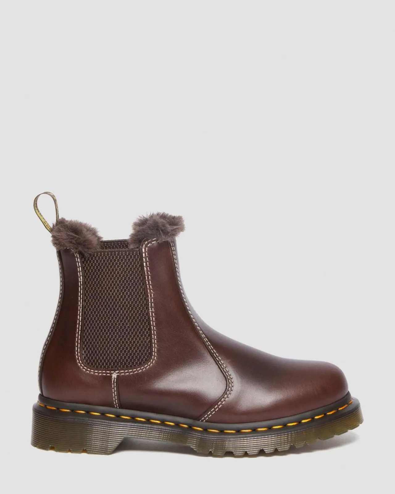 Dr. Martens 2976 Leonore Imitatiebont Gevoerde Chelsea Boots^UNISEX Enkellaarzen|Chelsea Boots