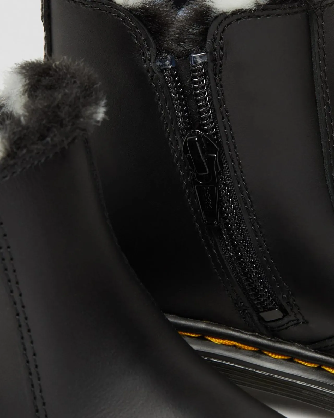 Dr. Martens 2976 Leonore Imitatiebont gevoerde Leren Chelsea Boots voor Kinderen^GIFTS Sale Voor Kinderen|Laarzen