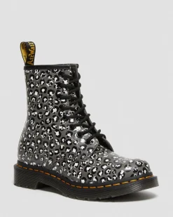 Dr. Martens 1460 Luipaard Smooth Leren Veterlaarzen^WOMENS Dames Sale|Veterlaarzen