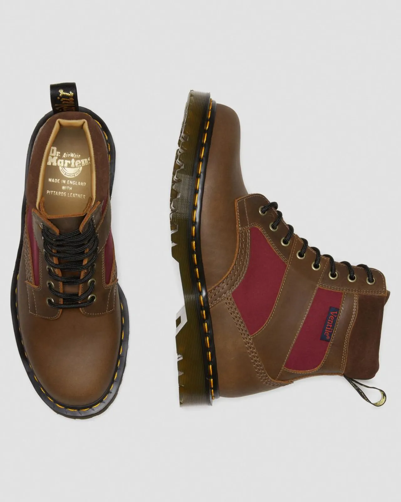 Dr. Martens 1460 Made in England Gevoerd Paneel Veterlaarzen^UNISEX Heren Sale|Made In England