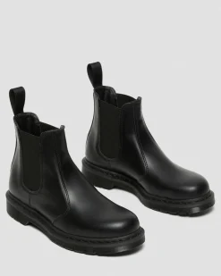 Dr. Martens 2976 Mono Smooth Leren Chelsea Boots^UNISEX Winter Stijlen|Enkellaarzen