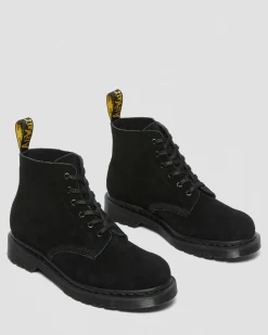 Dr. Martens 101 Mono Suède Enkellaarzen^WOMENS Heren Sale|Suède
