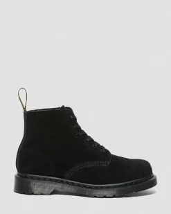 Dr. Martens 101 Mono Suède Enkellaarzen^WOMENS Heren Sale|Suède