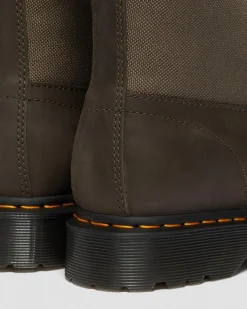 Dr. Martens 1460 Paneel Leer + 50/50 Polyester Enkellaarzen^ Heren Sale