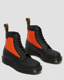 Dr. Martens 1460 Paneel Leer + Ventile® Enkellaarzen^UNISEX Heren Sale|Made In England