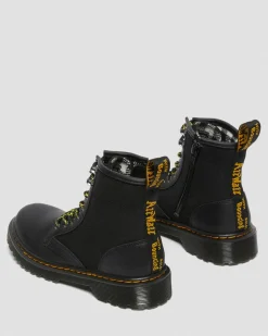 Dr. Martens 1460 Panel Canvas & Leren Laarzen voor Kinderen^UNISEX Laarzen|Laarzen