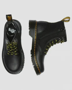 Dr. Martens 1460 Panel Canvas & Leren Laarzen voor Kinderen^UNISEX Laarzen|Laarzen