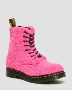 Dr. Martens 1460 Pascal Faux Shearling Laarzen^WOMENS Veterlaarzen|Enkellaarzen