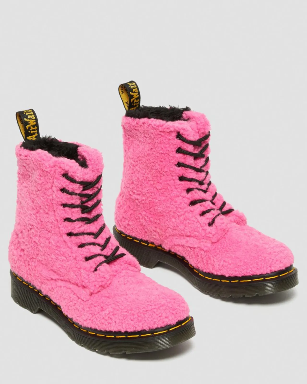 Dr. Martens 1460 Pascal Faux Shearling Laarzen^WOMENS Veterlaarzen|Enkellaarzen
