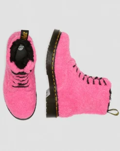 Dr. Martens 1460 Pascal Faux Shearling Laarzen^WOMENS Veterlaarzen|Enkellaarzen