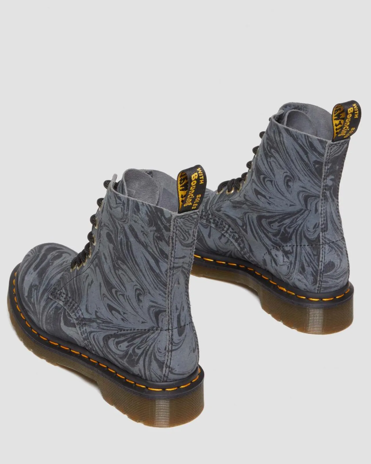 Dr. Martens 1460 Pascal Marmer Suède Veterlaarzen^WOMENS Suède|Veterlaarzen