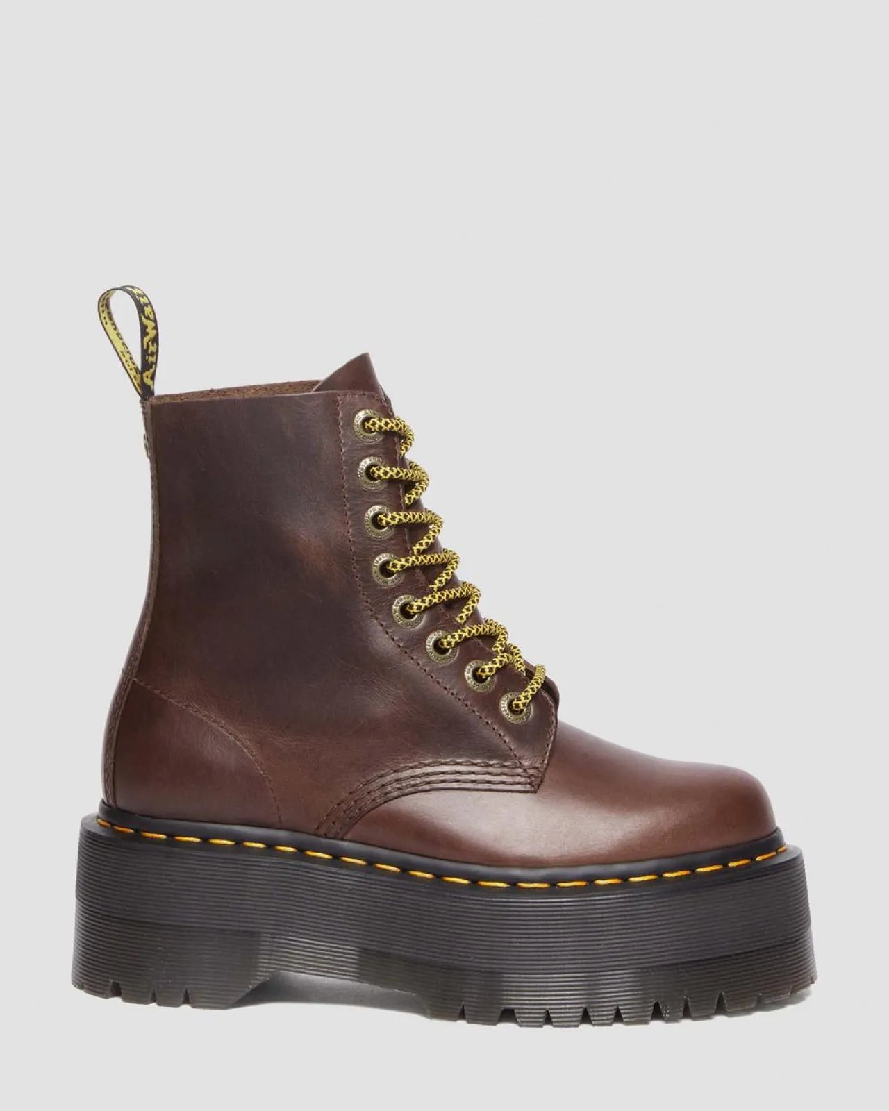 Dr. Martens 1460 Pascal Max Leren Platform Laarzen^WOMENS Originals|Veterlaarzen