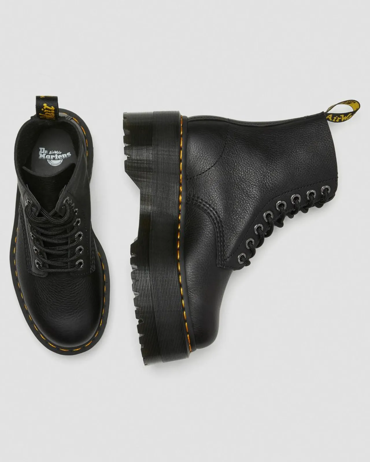 Dr. Martens 1460 Pascal Max Leren Platformlaarzen^UNISEX Veterlaarzen|Enkellaarzen
