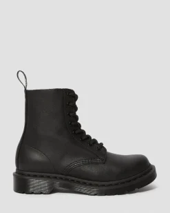 Dr. Martens 1460 Pascal Mono Veterlaarzen^WOMENS Enkellaarzen|Zachte Leren Laarzen