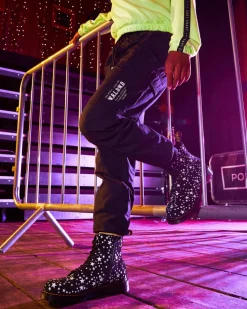 Dr. Martens 1460 Pascal Star Suède Veterlaarzen voor Kinderen^ Sale Voor Kinderen