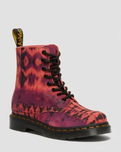 Dr. Martens 1460 Pascal Tie Dye Leren Veterlaarzen^WOMENS Suède|Veterlaarzen