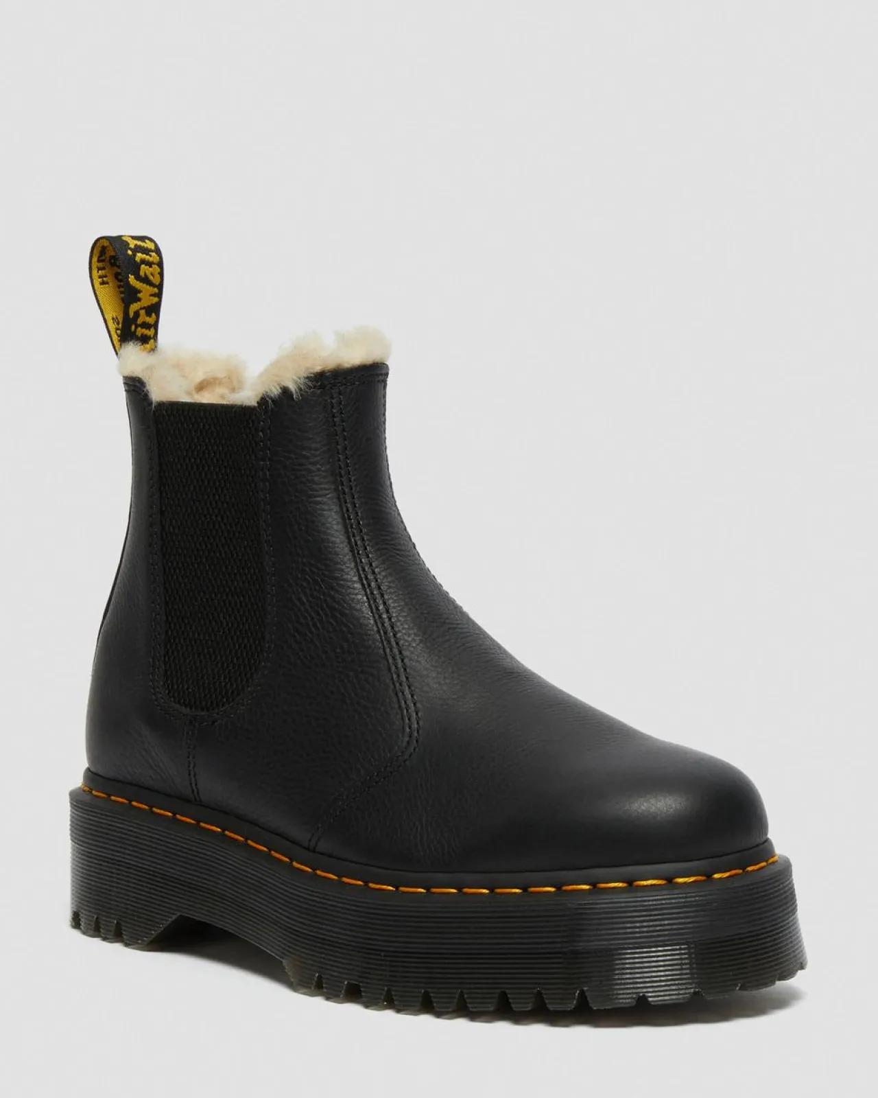 Dr. Martens 2976 Quad Gevoerde Platform Chelsea Boots^WOMENS Winter Stijlen|Laarzen