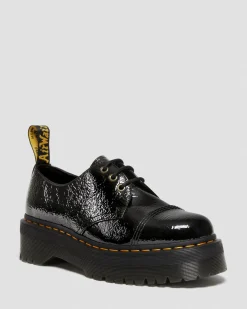 Dr. Martens 1461 Quad Lakleren Platform Schoenen^GIFTS Dames Sale|Platform Schoenen
