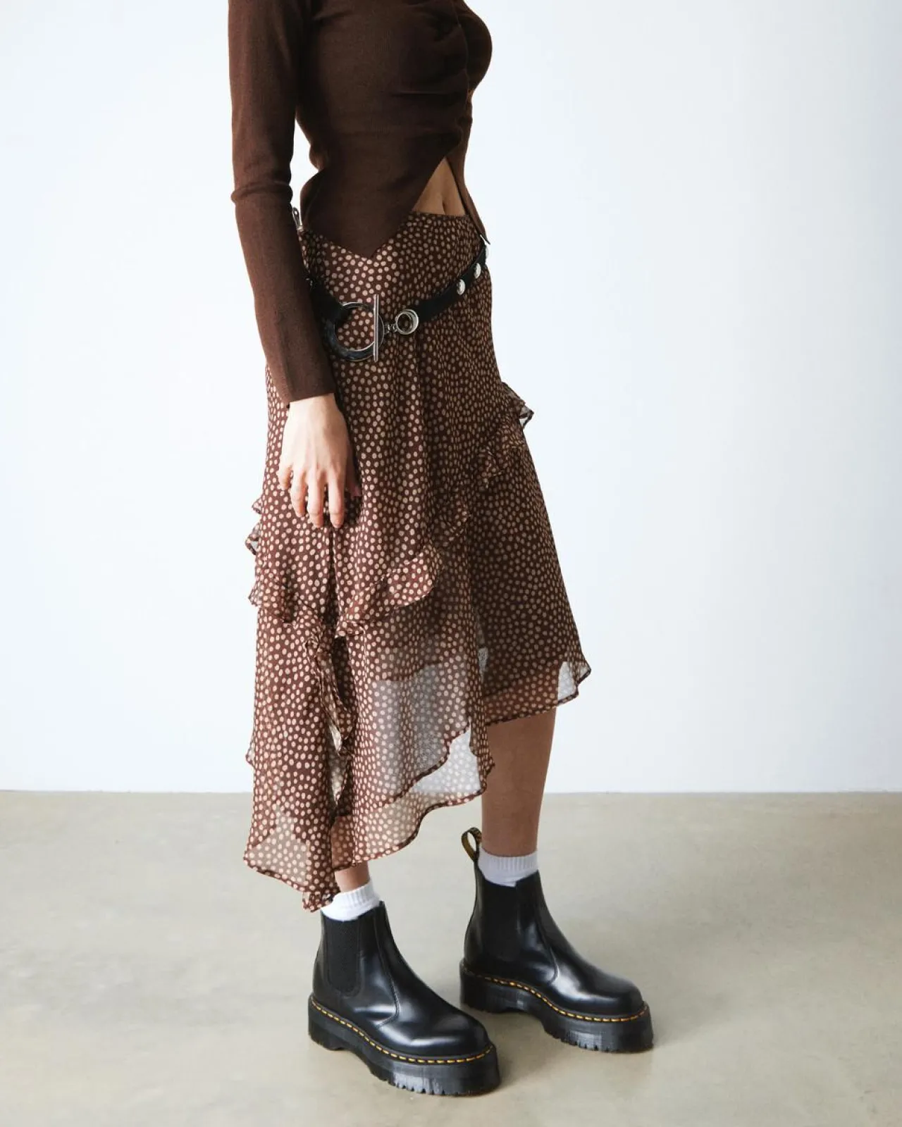Dr. Martens 2976 Quad Smooth Leren Platform Chelsea Boots^TRENDING-STYLES-UK Platform Laarzen|Chelsea Boots