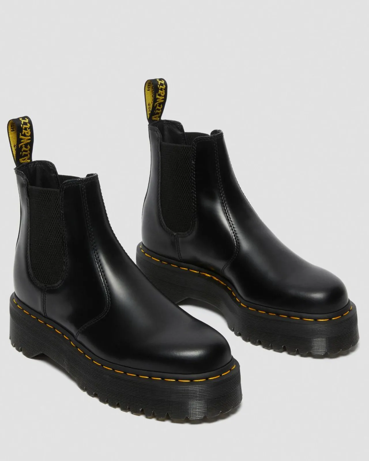 Dr. Martens 2976 Quad Smooth Leren Platform Chelsea Boots^TRENDING-STYLES-UK Platform Laarzen|Chelsea Boots