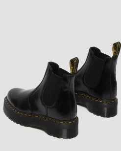 Dr. Martens 2976 Quad Smooth Leren Platform Chelsea Boots^TRENDING-STYLES-UK Platform Laarzen|Chelsea Boots