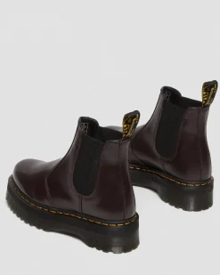 Dr. Martens 2976 Quad Smooth Leren Platform Chelsea Boots^TRENDING-STYLES-UK Platform Laarzen|Chelsea Boots