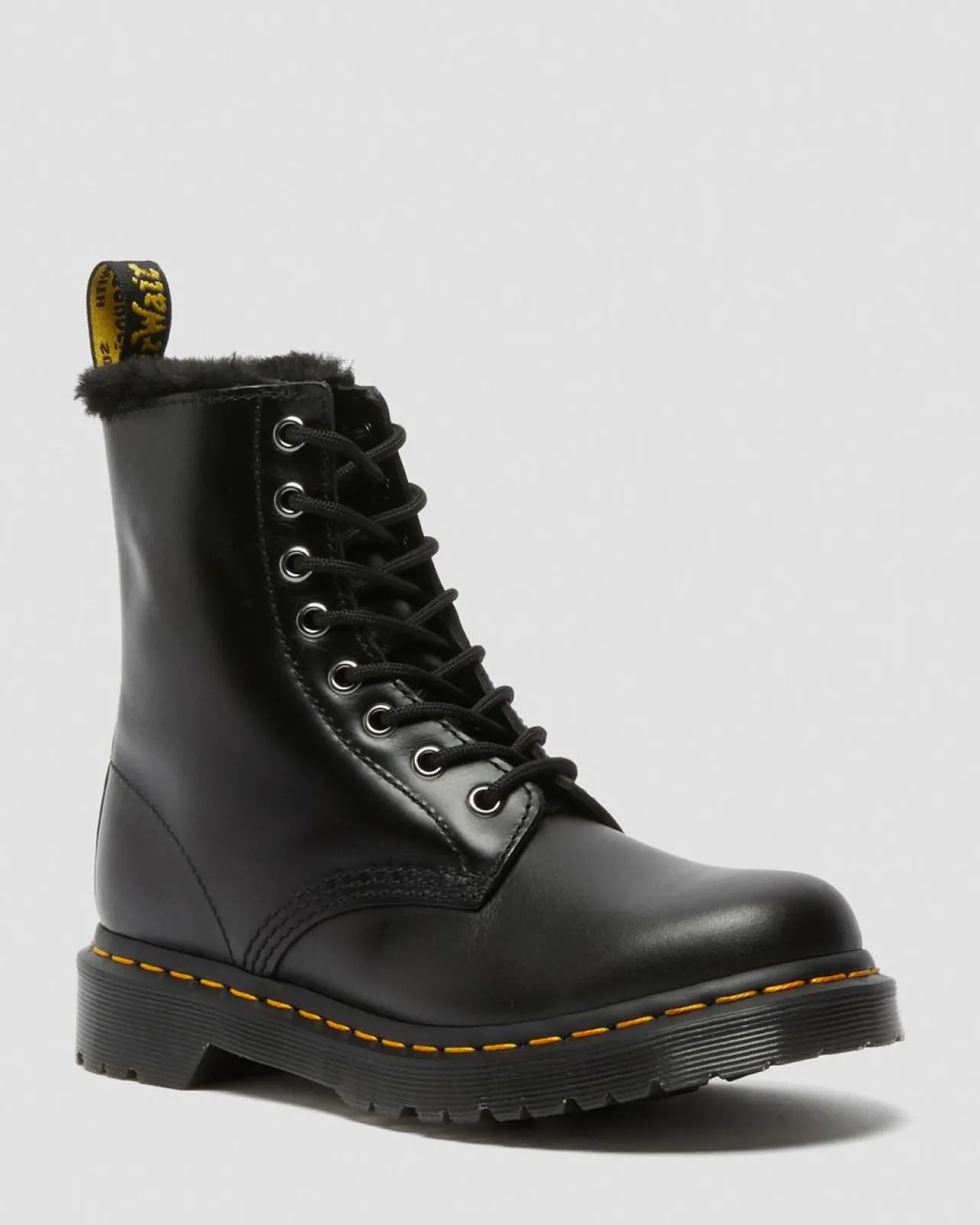 Dr. Martens 1460 Serena Imitatiebont Gevoerde Laarzen^UNISEX Veterlaarzen|Enkellaarzen