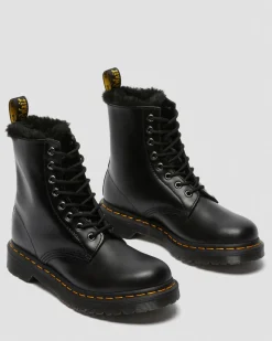 Dr. Martens 1460 Serena Imitatiebont Gevoerde Laarzen^UNISEX Veterlaarzen|Enkellaarzen