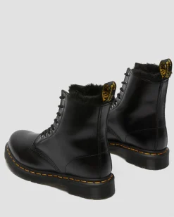 Dr. Martens 1460 Serena Imitatiebont Gevoerde Laarzen^UNISEX Veterlaarzen|Enkellaarzen