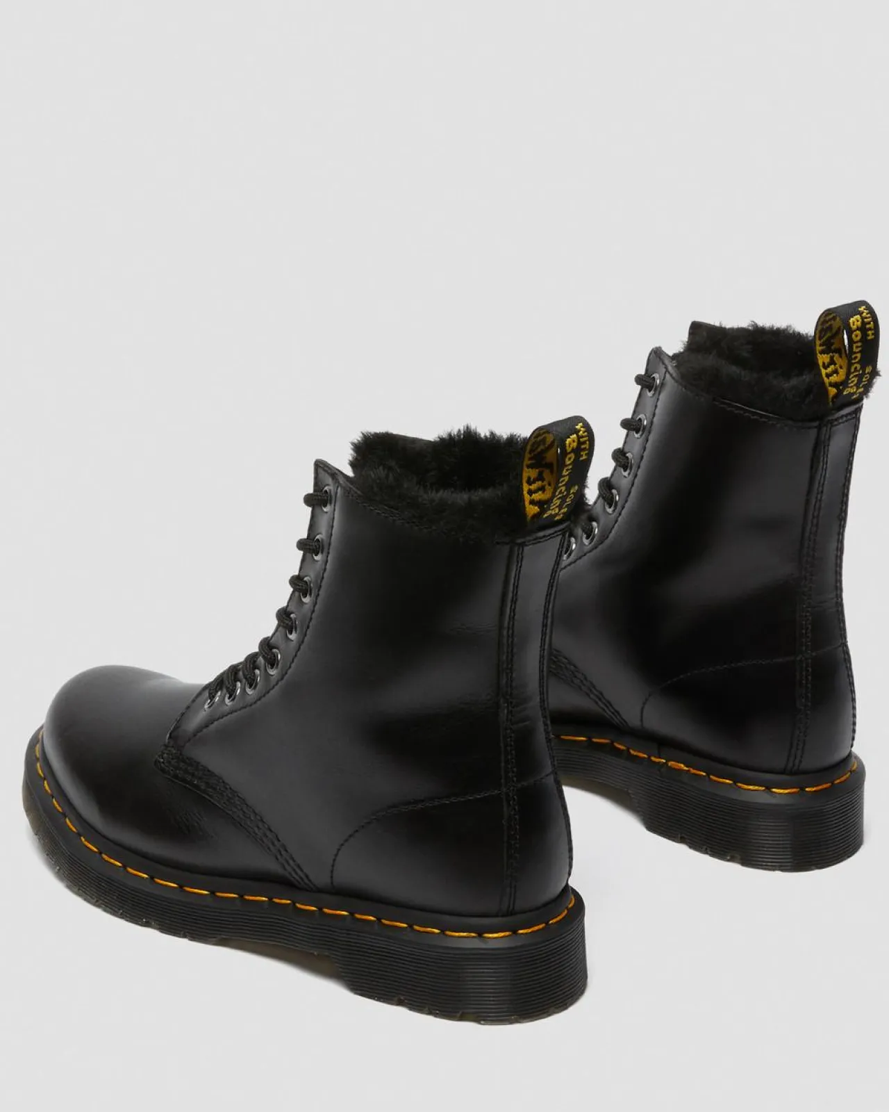 Dr. Martens 1460 Serena Imitatiebont Gevoerde Laarzen^UNISEX Veterlaarzen|Enkellaarzen